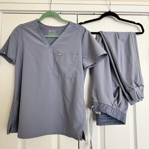 LIMITED EDITION Vapor Blue FIGS Scrub Set